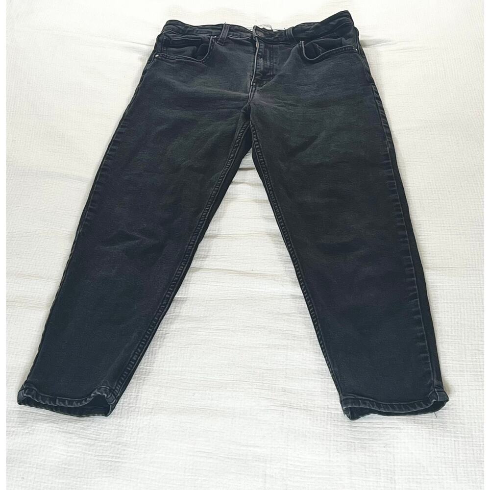 Bershka Black Straight Cut Jeans Women's Size 8